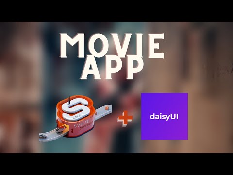 Movie-App: SvelteKit + DaisyUI ( Example Project )