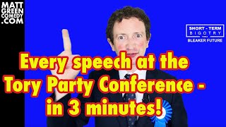 Every Speech at the Tory Party Conference - in 3 minutes!