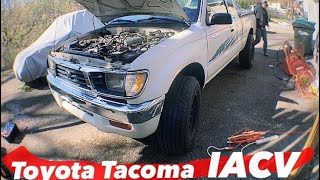 1997 TOYOTA TACOMA 2.7 3RZ IDLE AIR CONTROL VALVE (IACV) REPLACEMENT