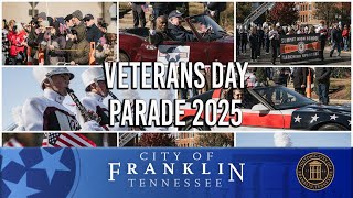 City of Franklin, Veterans Day Parade 2025