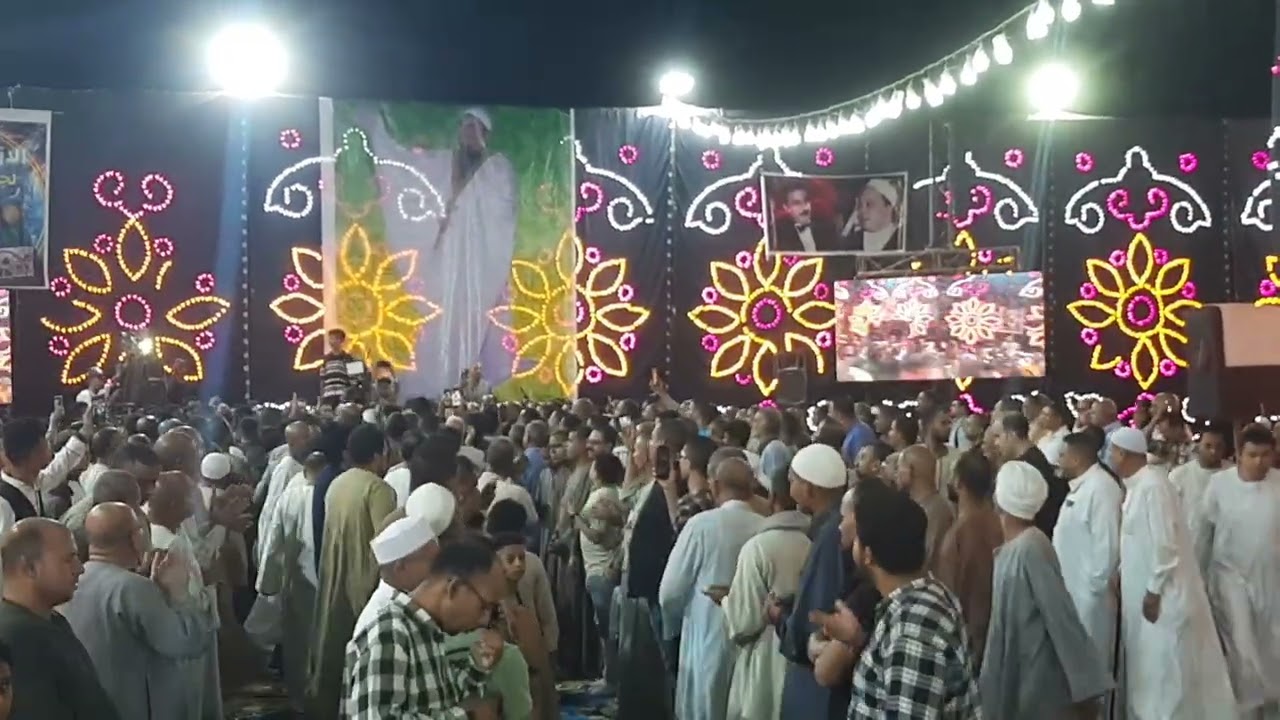 من ليالى الخليليه بقفط بميلاد المصطفى صلي الله عليه وسلم & البلبل المداح سعيد تمساح 