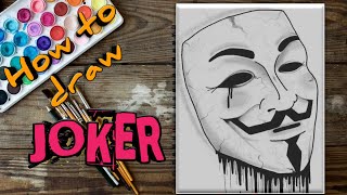 Joker Face Drawing Sketch Nghenhachay Net