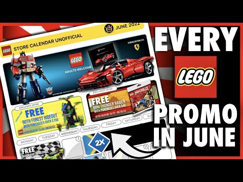 NEW LEGO June 2022 PROMO LEAK! Promotional Calendar Technic Ferrari, Ideas, Optimus Prime & MORE