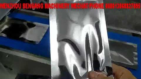 Automatic KF94 Face Mask Packaging Machine 4 side seal