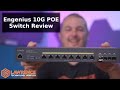 Test  switch engenius ecs2512fp 25g 8 ports poe avec budget 240 w 4 ports de liaison montante sfp