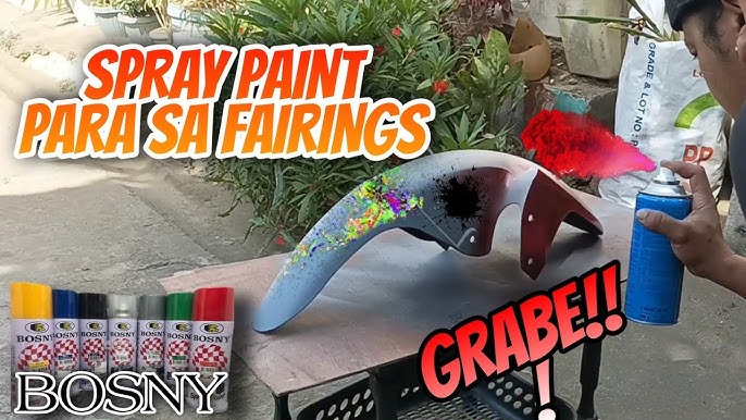 How To Paint Bike Frame Using Bosny Spray Can Flat Black 