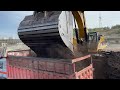 Caterpillar 385C Excavator Loading Coal On Trucks - Sotiriadis/Labrianidis Mining Works