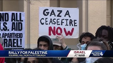 Rally for Palestine held at CMU; students call for ceasefire