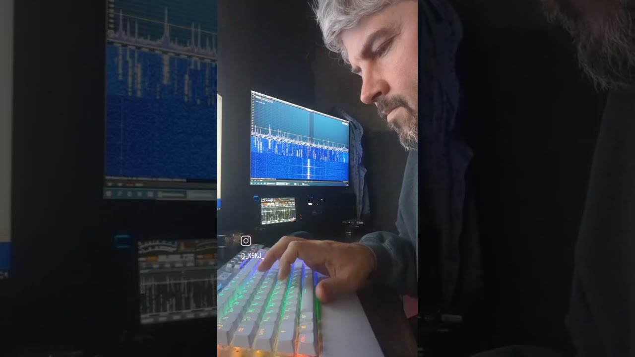 Night Mode During The 10m CW Contest BigTimeDXer