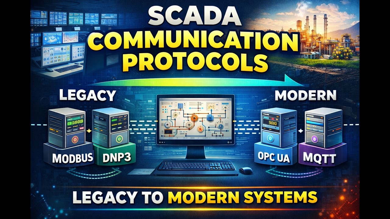 SCADA Communication Protocols Explained | Modbus, DNP3, IEC 60870 ...