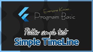 [FLUTTER practice] simple TimeLine