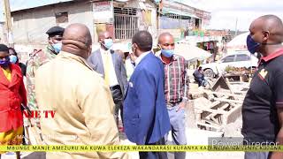 HAKIKISHA MRADI HUU UNAFANYIKA VYEMA NA KWA USTADI :MBUNGE MANJE AMWAMBIA MKANDARASI