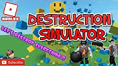 New Destruction Simulator Code Roblox 5 Free Levels Youtube - roblox destruction simulator codes how to level twice as fast