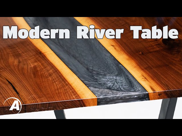 Using Deep Pour Epoxy to Make a River Table
