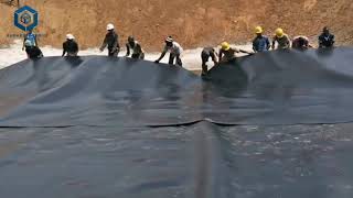 HDPE Geomembrane for Dam Lake Project