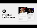 Free Event Box Widget for Elementor