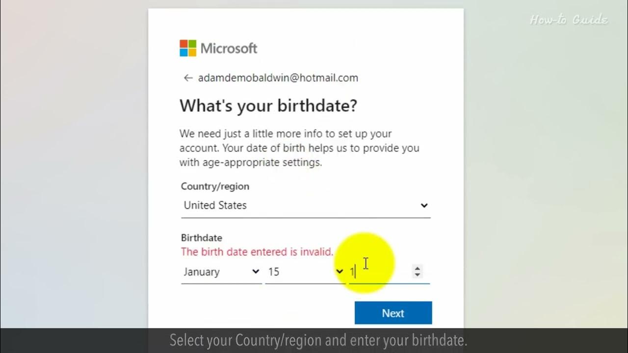 How To Create A Hotmail Account YouTube how-to-create-a-hotmail-account-youtube