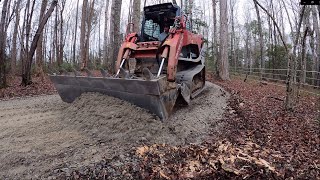 Finishing The Long Driveway Grading Day 2