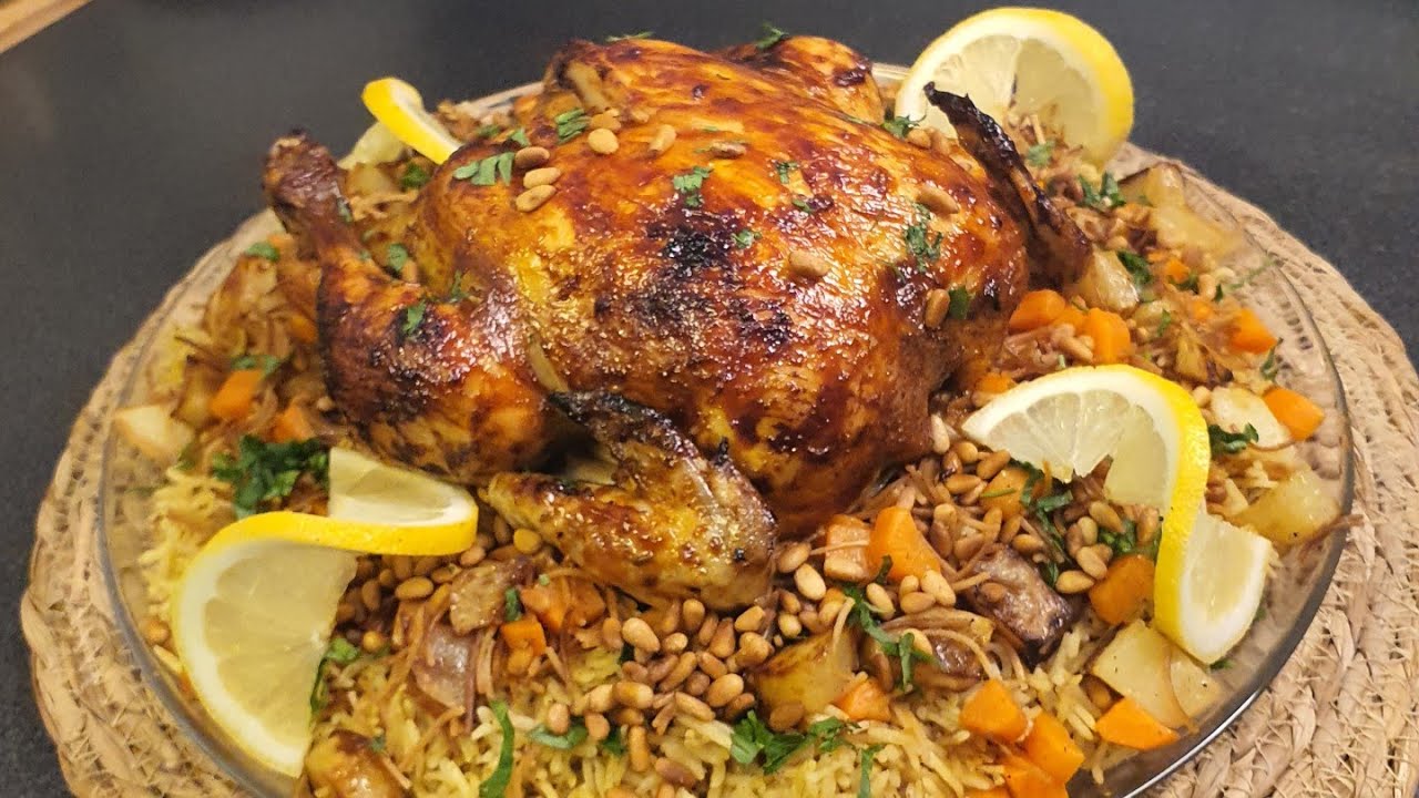 كيف اشوي دجاج يذوب بالفم😋 وبرياني بطريقة المطاعم رهيب لاتفوتكم ||The best grilled chicken
