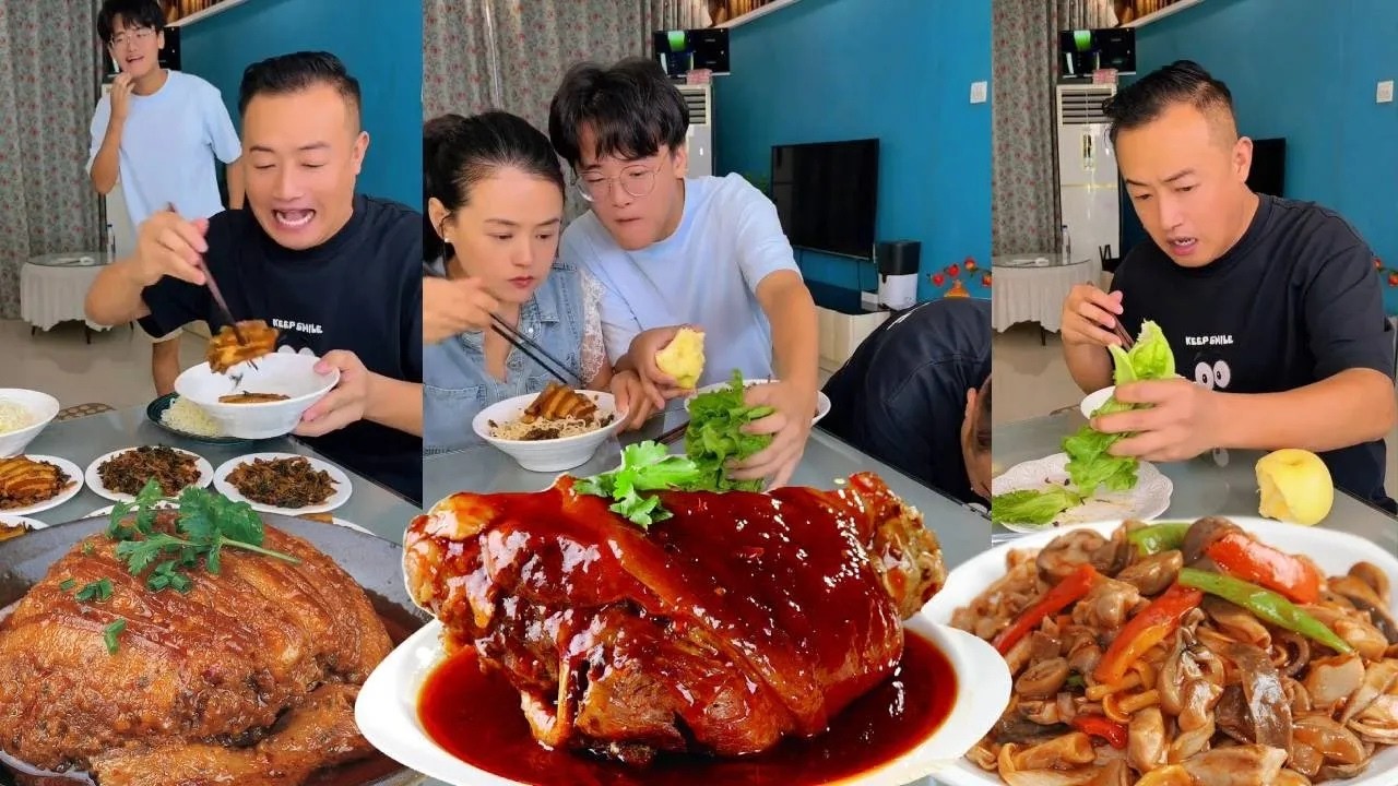 自私老公藏梅菜扣肉，没想到被儿子发现了，趁他不注意全部偷吃掉【香香和霍霍】