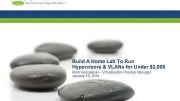 How to Build A Home Lab for $2,000 - The Presentation