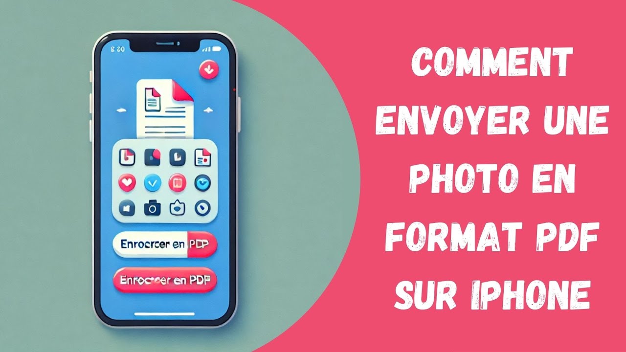 Comment envoyer une photo en format pdf sur iphone - YouTube