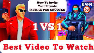 Invite your friend for 1v1 in Frag pro shooter on Android and iphone