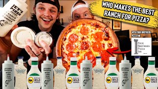 Which Fast Food Ranch Goes The Best With Pizza? | With Four Brothers Pizza Inn