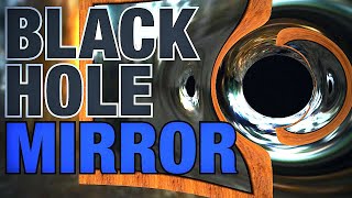 What a Black Hole Looks Like in a Mirror