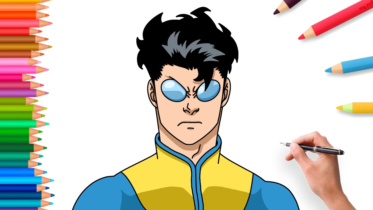 How to draw Tracksuit Mark variant from Invincible | easy Tutorial ...