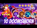 COMBO 10 DOOMSWORN HANABI BINTANG 4 SEBELUM DIHAPUS !! 7 DETIK LAWAN RATA BRO !! - MAGIC CHESS GOGO