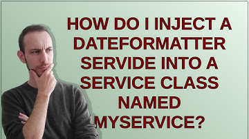 Drupal: How do I inject a dateFormatter servide into a service class named MyService?