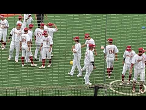 楽天イーグルス試合前ウォーミングアップ