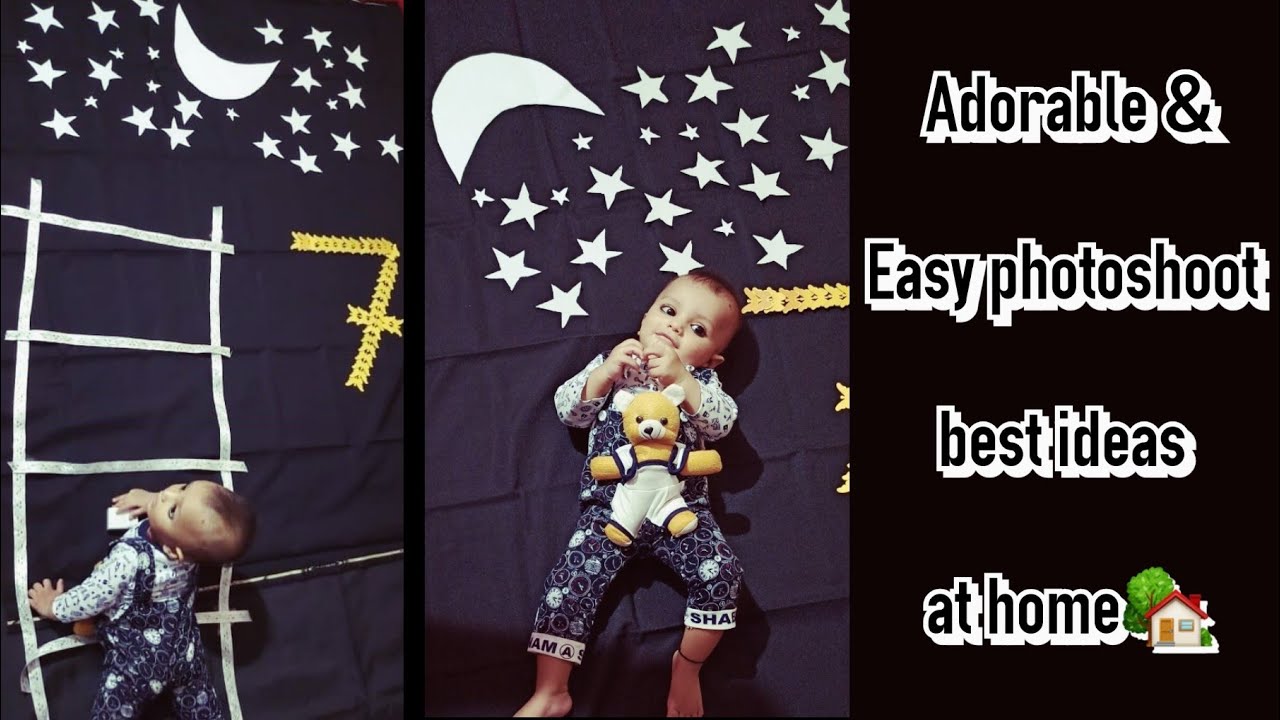 Baby Photoshoot Ideas At Home part1 Baby Monthly Photoshoot Ideas