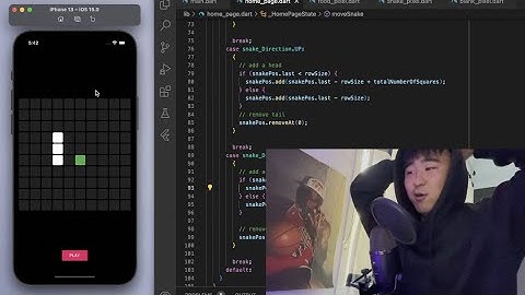 Flutter Snake Game📱HIGHSCORES + HOSTING using Firebase ♡