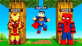 Minecraft SuperHero Hide and Seek!