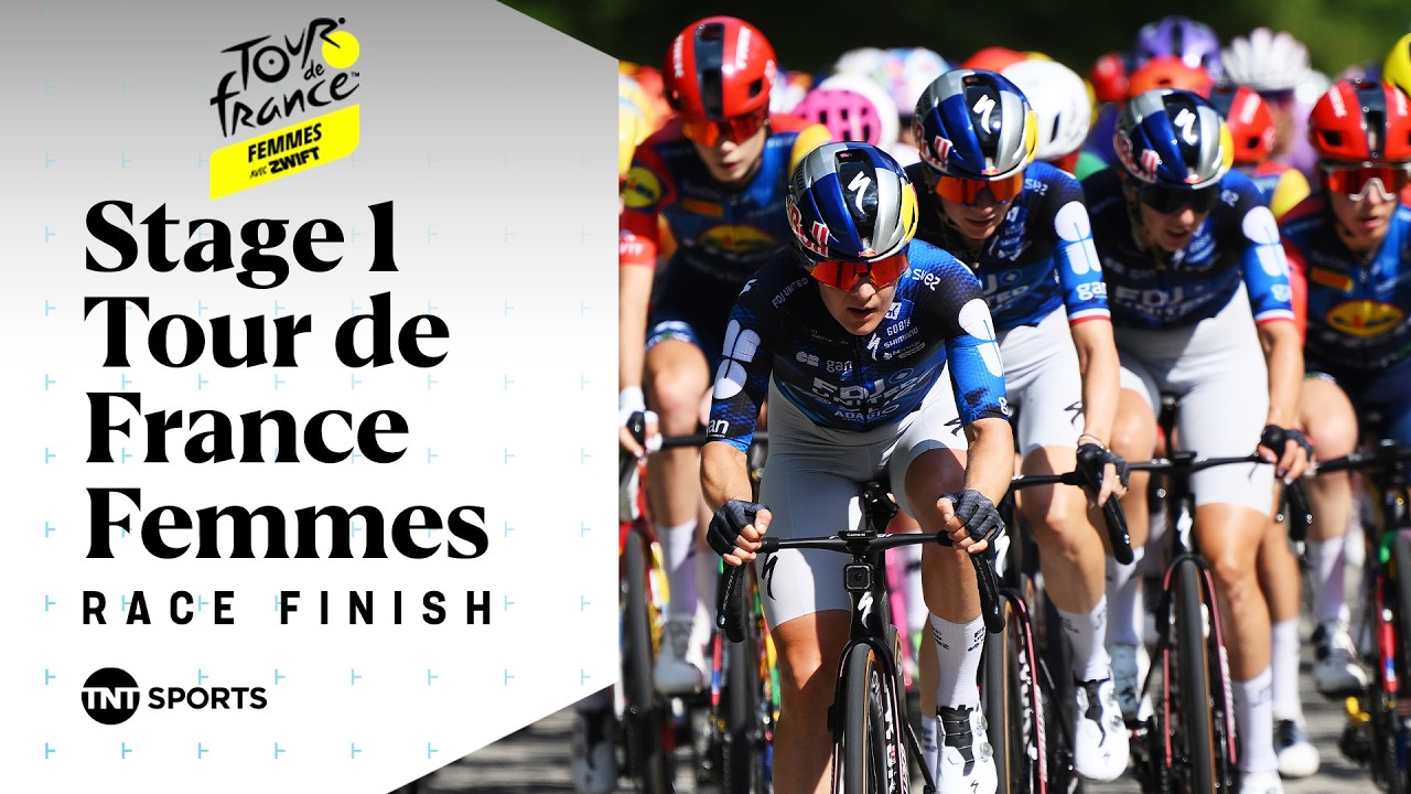 SENSATIONAL OPENER! 🔥 | Tour de France Femmes Stage 1 Final KM's | TNT Sports Cycling