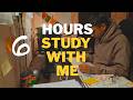 Study With Me Live 6 Hrs | Class 12th JEE 2027 | Talk in live chat| Rain BG |
