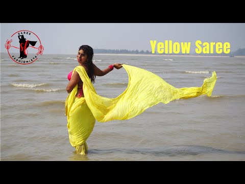 Yellow Saree Beach Walk || Neelam || Baguran Beach