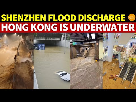 Shenzhen Dam Discharge Devastates Hong Kong: HALF City Paralyzed in 16 Mins!Worst Flood in 140 Years