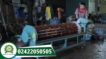 Máy rửa nông sản - máy rửa nghệ tươi - Máy rửa củ 3A XD500