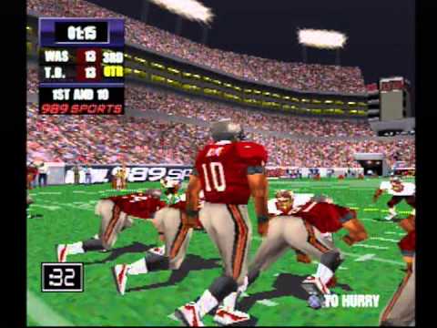 NFL GameDay 2000 Playstation (Redskins vs Buccaneers)