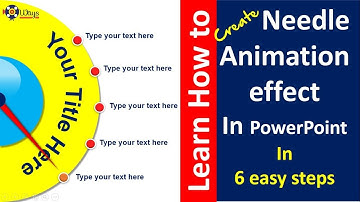 How to create Needle Animation Effect in PowerPoint in 6 easy steps - Free download