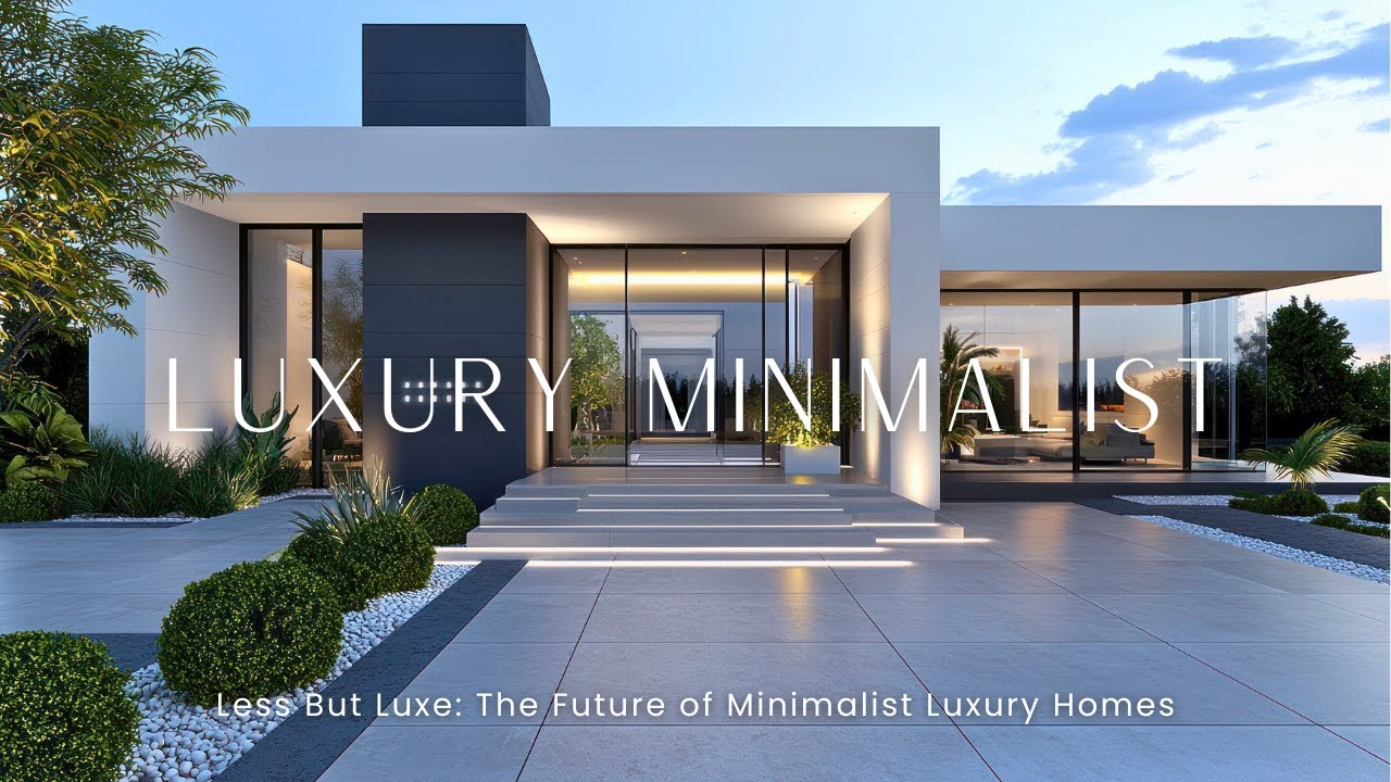 Minimalist Luxury Homes: Top 2025 Trends You Need to Know - YouTube
