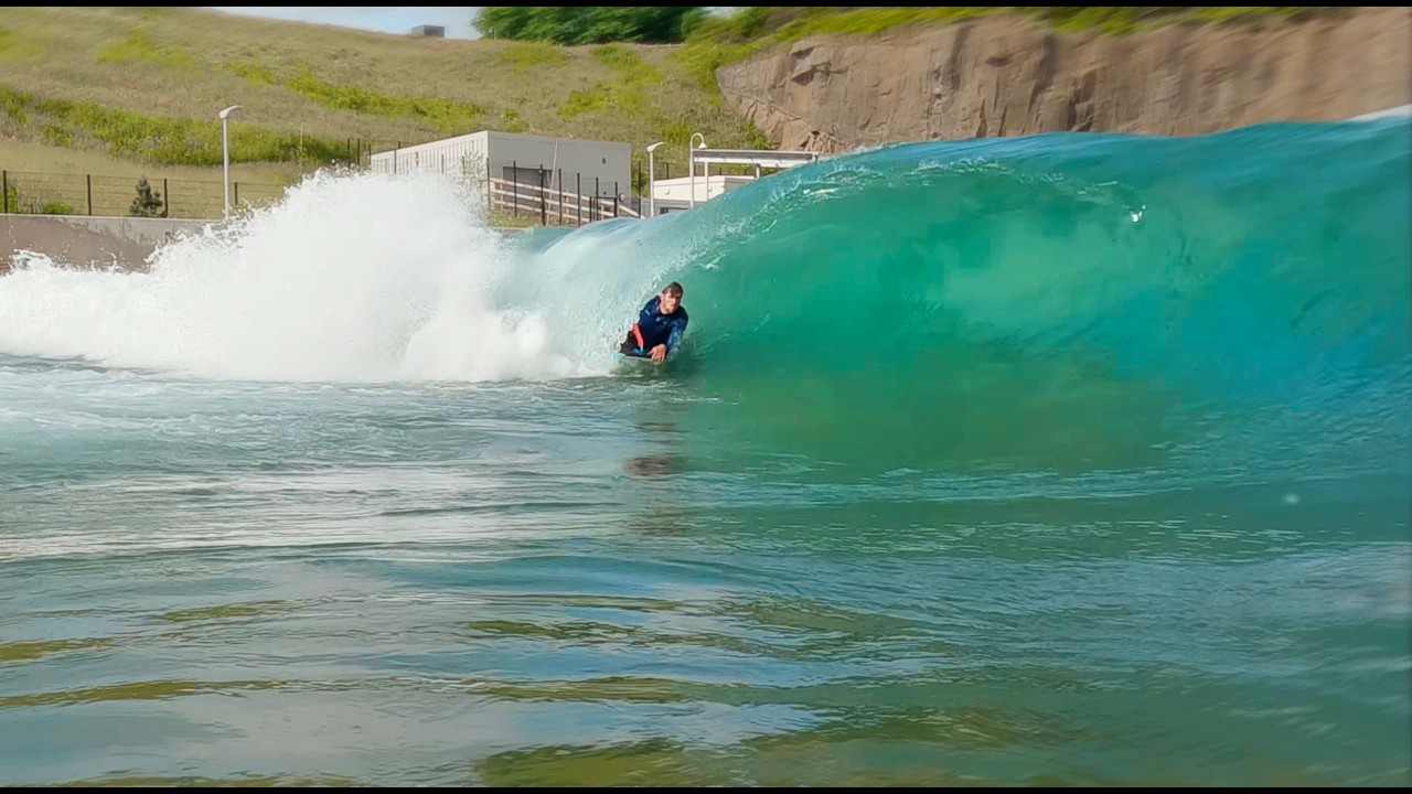 Biskit Highland Escapes | BARREL Setting At Lostshore Wave Pool Scotland