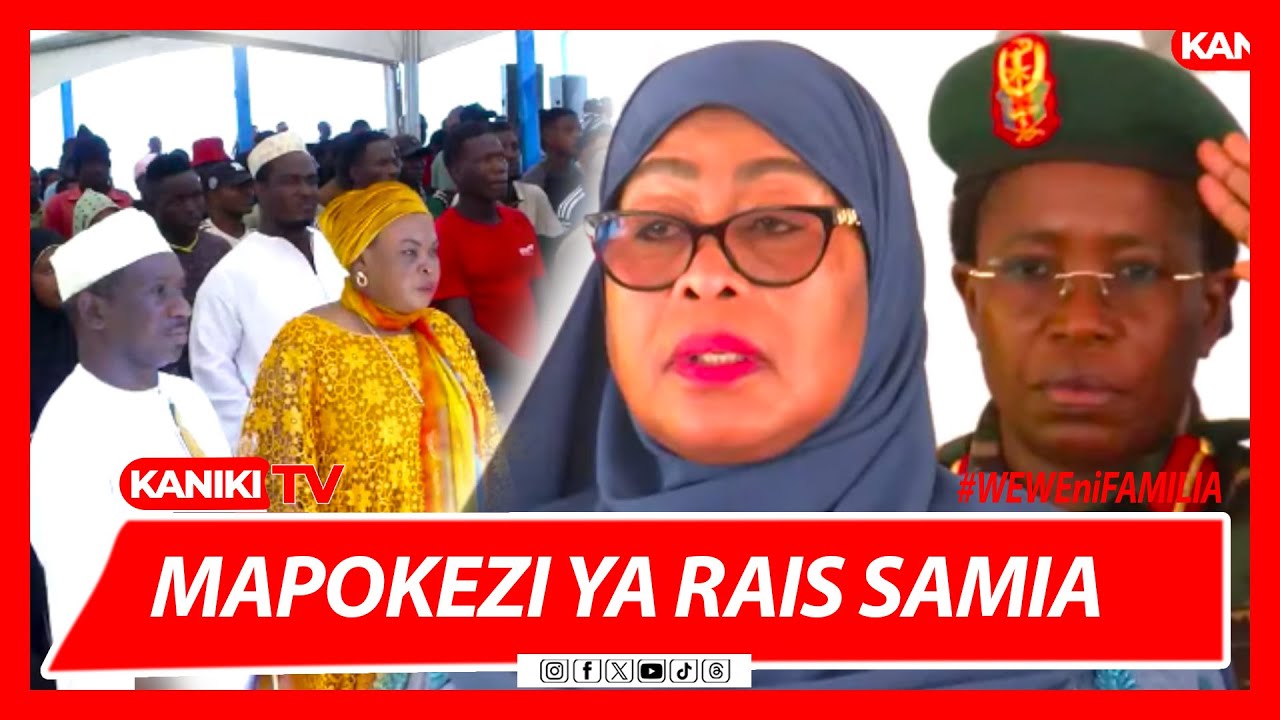 TAZAMA MAPOKEZI YA MHE RAIS SAMIA NA WANANCHI KISHINDO HIKI BALAA ...