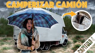 💦We started CAMPING the CAMPER TRUCK and WE HAVE LEAKS 🚚