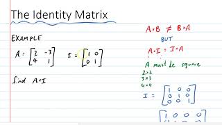 The Identity Matrix