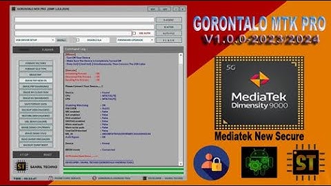 Review Gorontalo MTK Pro V1.0.0-2024  |  Current Best Tools For Troubleshooting Mediatek Devices