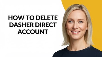 HOW TO DELETE DASHER DIRECT ACCOUNT - Julia